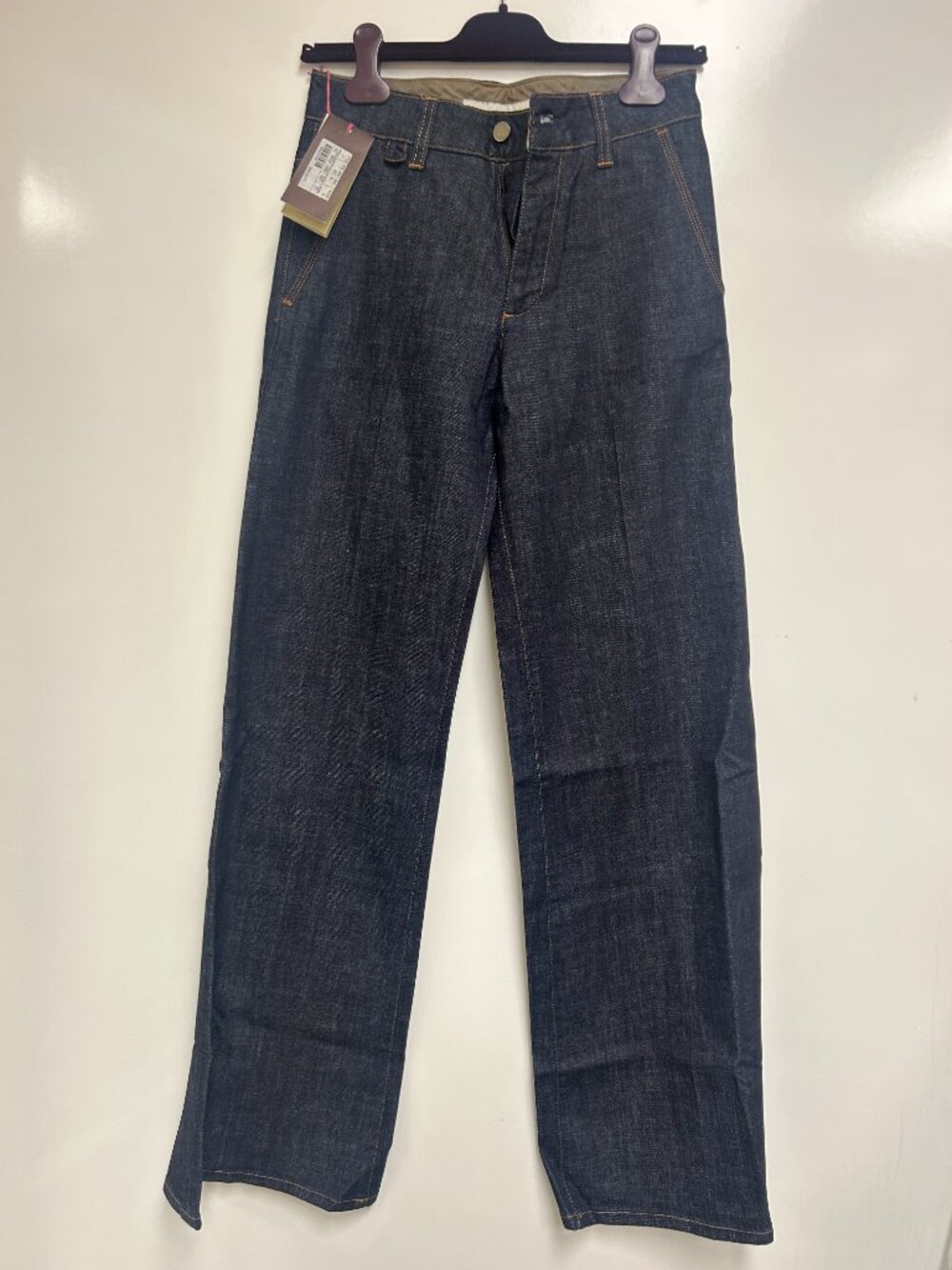STELLA MCCARTNEY WIDE LEG 209155-SS455 JEANS IN DARK BLUE- NEW- SIZE 26